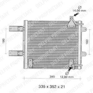 радиатор за климатик DELPHI TSP0225373