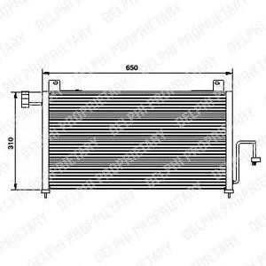 радиатор за климатик DELPHI TSP0225428 