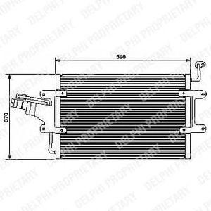 радиатор за климатик DELPHI TSP0225446