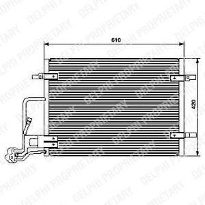 радиатор за климатик DELPHI TSP0225453 
