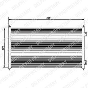 радиатор за климатик DELPHI TSP0225491