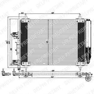 радиатор за климатик DELPHI TSP0225537 