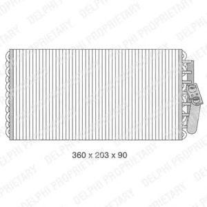 изпарител за климатик DELPHI TSP0525076