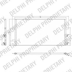 радиатор за климатик DELPHI TSP0225640 