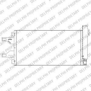 радиатор за климатик DELPHI TSP0225676 