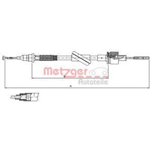 въжен механизъм, задействане на съединителя METZGER 10.2445 