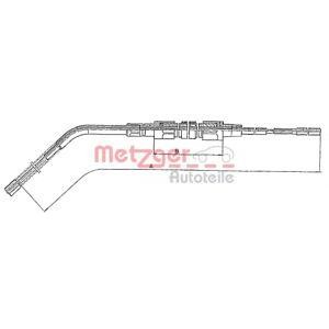 жило за ръчна спирачка METZGER 10.4132 