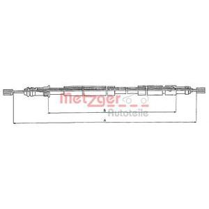 жило за ръчна спирачка METZGER 10.6026