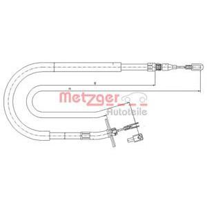 жило за ръчна спирачка METZGER 10.9876