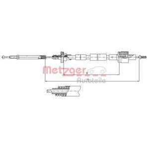 въжен механизъм, задействане на съединителя METZGER 11.2435