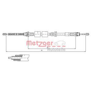 жило за ръчна спирачка METZGER 11.5507
