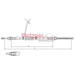 жило за ръчна спирачка METZGER 11.5575 