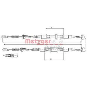 жило за ръчна спирачка METZGER 11.5854 