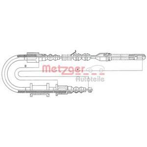 жило за ръчна спирачка METZGER 11.593 