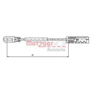 жило за ръчна спирачка METZGER 11.5935