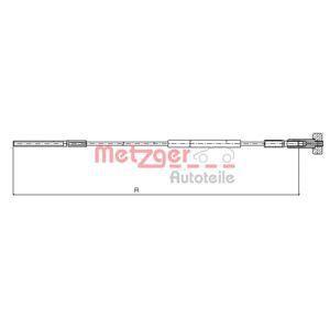 жило за ръчна спирачка METZGER 11.5936 