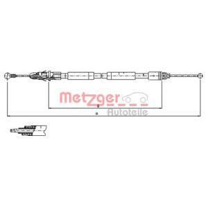 жило за ръчна спирачка METZGER 11.6804 