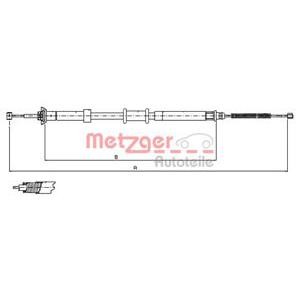 жило за ръчна спирачка METZGER 12.0701 