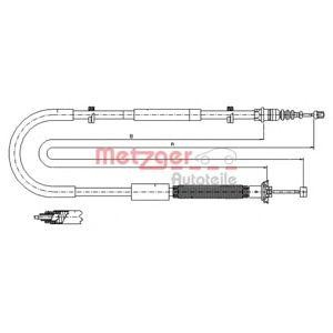жило за ръчна спирачка METZGER 12.0703 