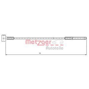 жило за ръчна спирачка METZGER 17.0005 