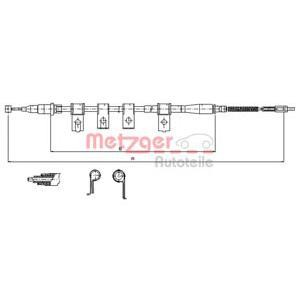 жило за ръчна спирачка METZGER 17.3503 