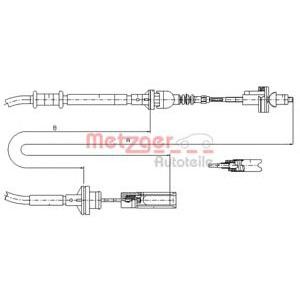 въжен механизъм, задействане на съединителя METZGER 462.6