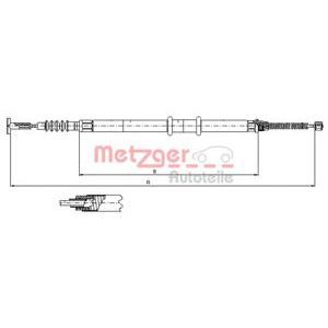жило за ръчна спирачка METZGER 491.12