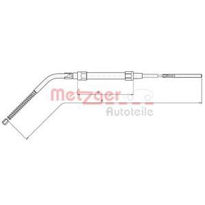 жило за ръчна спирачка METZGER 10.4134
