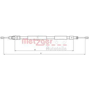 жило за ръчна спирачка METZGER 10.4709