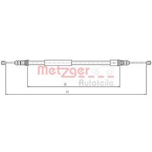 жило за ръчна спирачка METZGER 10.4713 