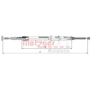 жило за ръчна спирачка METZGER 631.10