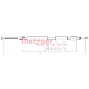 жило за ръчна спирачка METZGER 10.6031