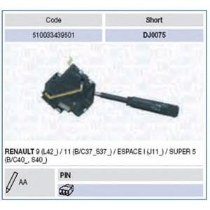 превключвател на кормилната колона MAGNETI MARELLI 510033439501