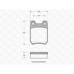 накладки MAGNETI MARELLI 430216170270