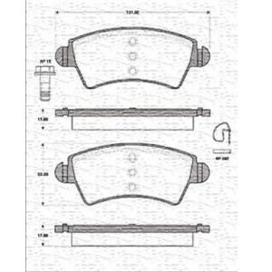 накладки MAGNETI MARELLI 363702161286 