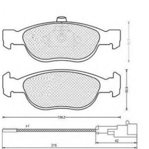 накладки MAGNETI MARELLI 430216170342