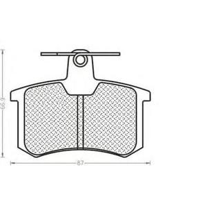 накладки MAGNETI MARELLI 430216170598