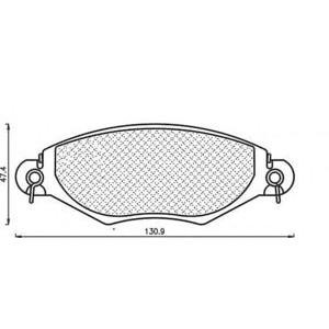 накладки MAGNETI MARELLI 430216171039 