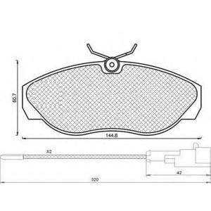 накладки MAGNETI MARELLI 430216171156