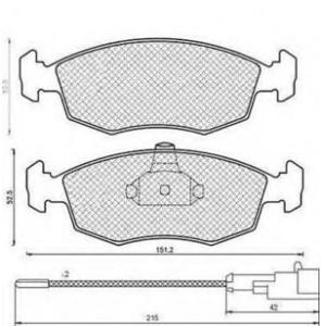 накладки MAGNETI MARELLI 430216171185