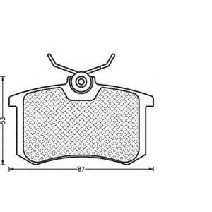 накладки MAGNETI MARELLI 430216171256