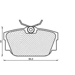 накладки MAGNETI MARELLI 430216171266