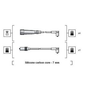 кабели за свещи - комплект запалителни кабели MAGNETI MARELLI 941318111157 