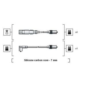 кабели за свещи - комплект запалителни кабели MAGNETI MARELLI 941318111270