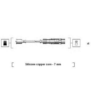 кабели за свещи - комплект запалителни кабели MAGNETI MARELLI 941455010942 