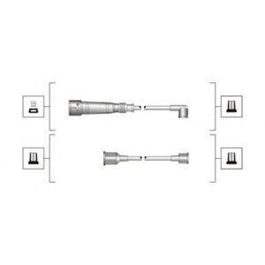 кабели за свещи - комплект запалителни кабели MAGNETI MARELLI 941319170011