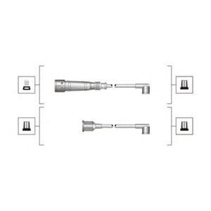 кабели за свещи - комплект запалителни кабели MAGNETI MARELLI 941319170017