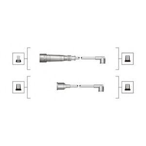 кабели за свещи - комплект запалителни кабели MAGNETI MARELLI 941319170023