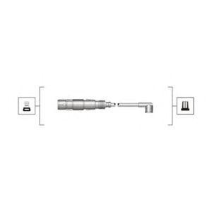 кабели за свещи - комплект запалителни кабели MAGNETI MARELLI 941319170025