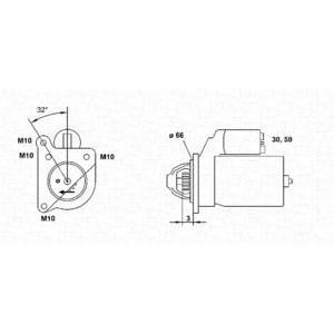 стартер MAGNETI MARELLI 943251305010